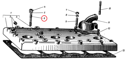 Závrtný šroub hlavy válců - M11x68mm - Image 2